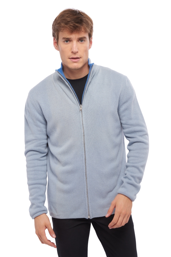 Cashmere & Yak yak vicuna yak for men vincent sky blue blue chine xs
